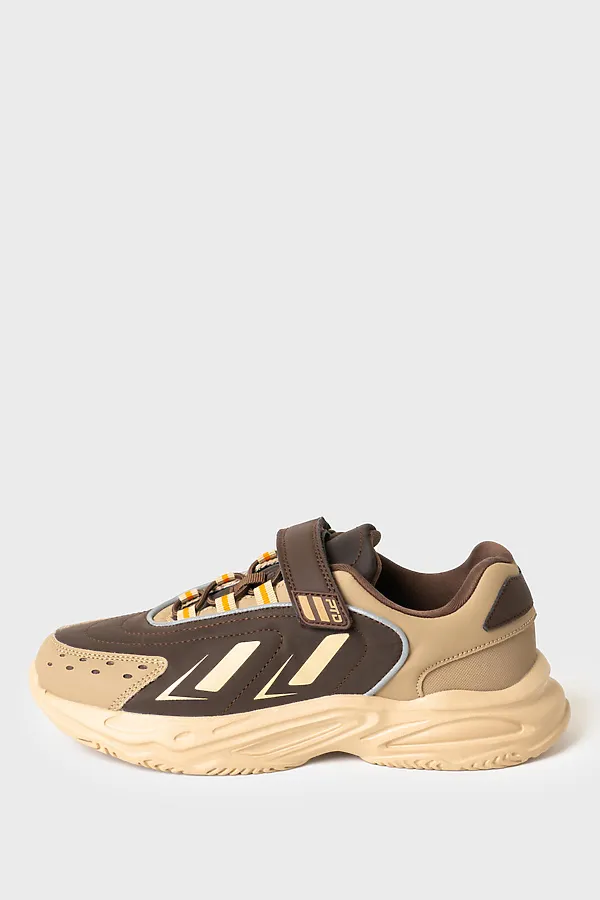 Полуботинки для мальчиков PLAYTODAY, коричневый - фото 2