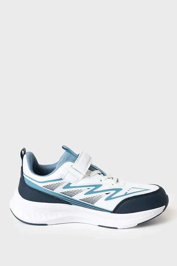 Полуботинки для мальчиков PLAYTODAY, белый,синий - фото 2