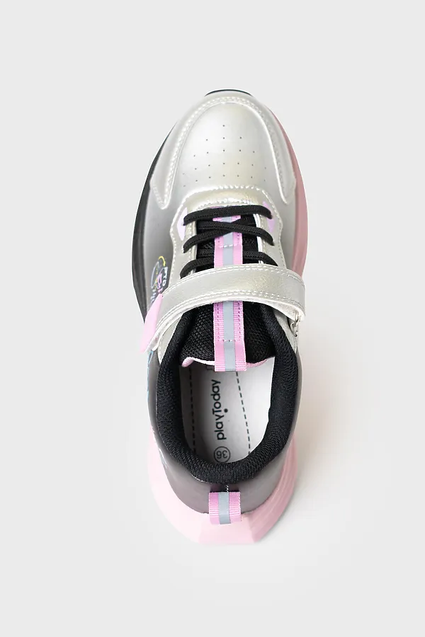 Полуботинки для девочек PLAYTODAY, разноцветный - фото 2