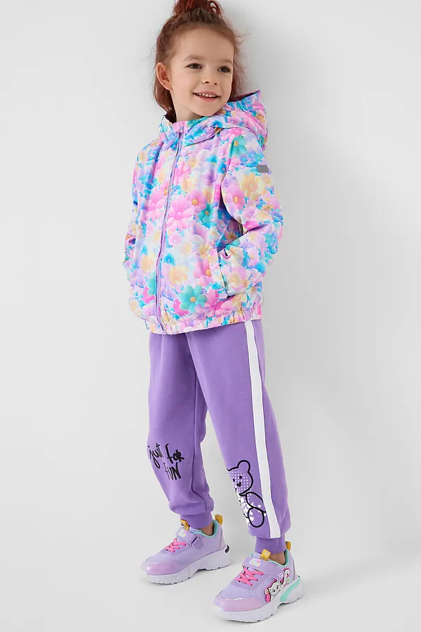 Полуботинки для девочек PLAYTODAY, фиолетовый,розовый - фото 2