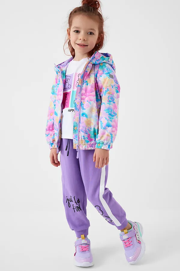 Полуботинки для девочек PLAYTODAY, фиолетовый,розовый - фото 2