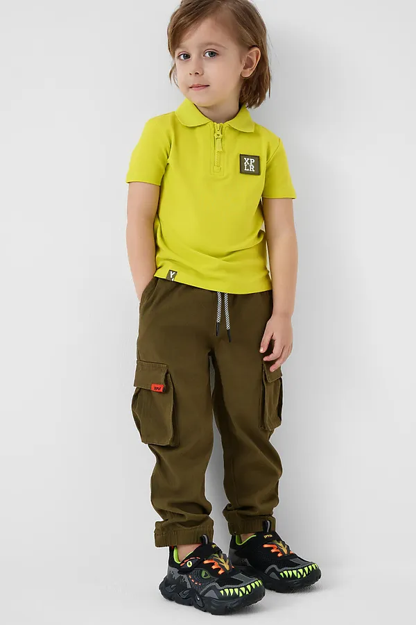 Полуботинки для мальчиков PLAYTODAY, черный,серый - фото 2