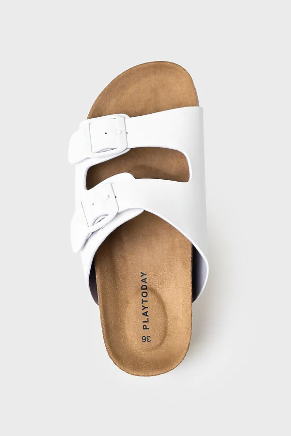 Туфли открытые для девочек PLAYTODAY, белый - фото 2