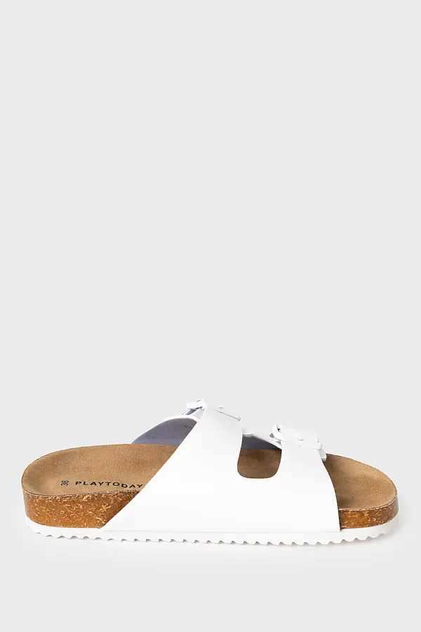 Туфли открытые для девочек PLAYTODAY, белый - фото 2