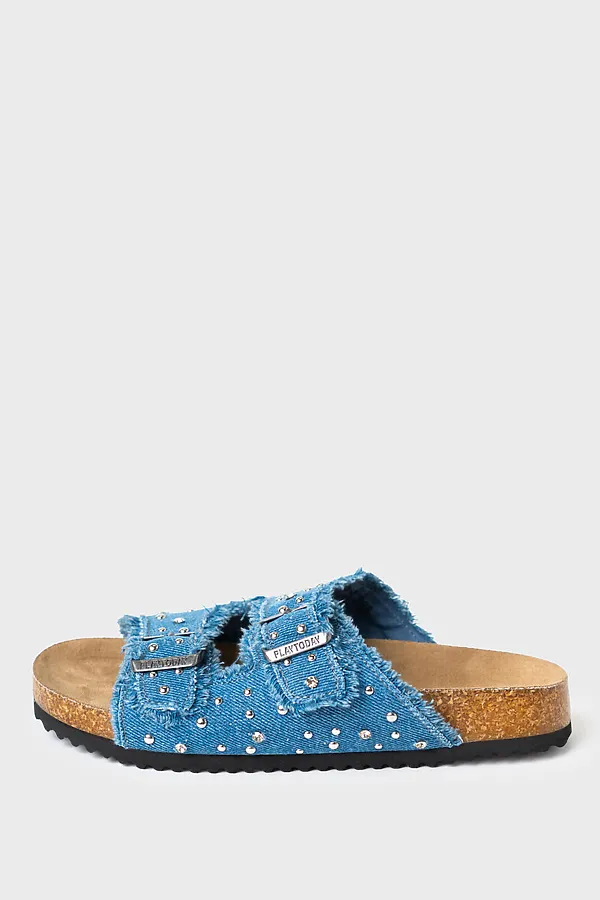 Туфли открытые для девочек PLAYTODAY, синий - фото 2