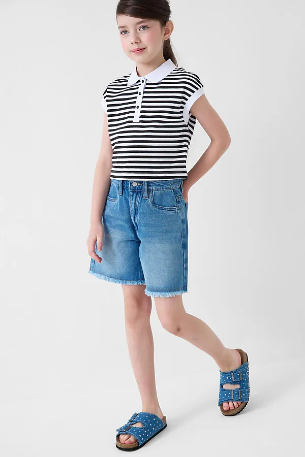 Туфли открытые для девочек PLAYTODAY, синий - фото 2