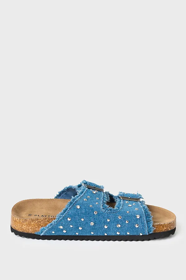 Туфли открытые для девочек PLAYTODAY, синий - фото 2