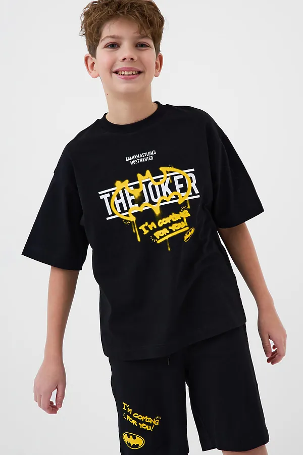 Пижама трикотажная для мальчиков PLAYTODAY, черный - фото 2