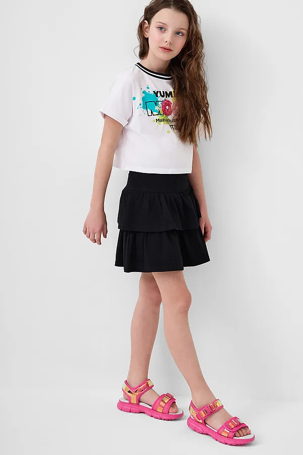 Туфли открытые для девочек PLAYTODAY, фуксия - фото 2