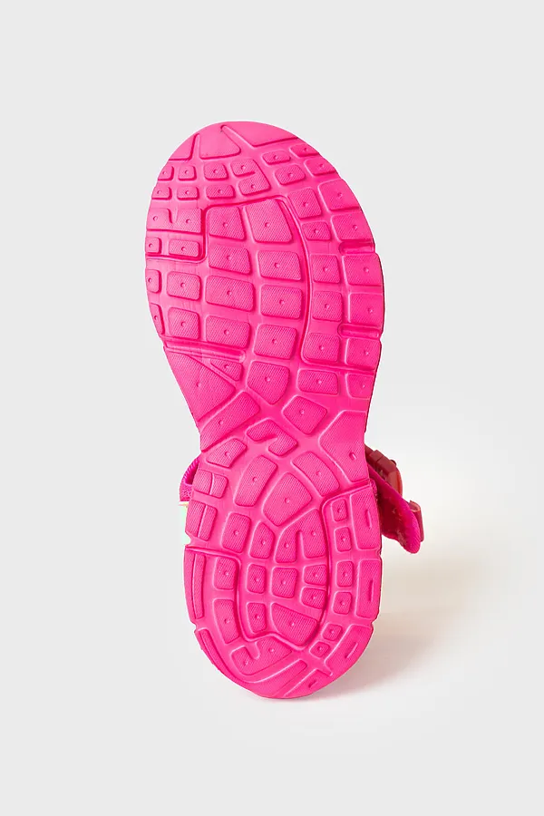 Туфли открытые для девочек PLAYTODAY, фуксия - фото 2