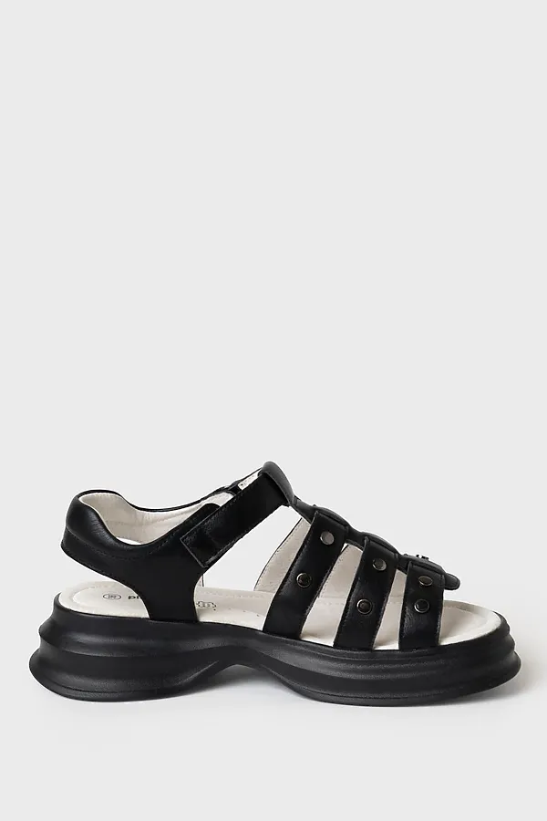 Туфли открытые для девочек PLAYTODAY, черный - фото 2