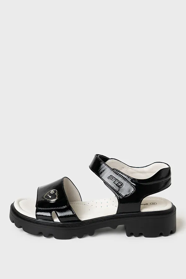 Туфли открытые для девочек PLAYTODAY, черный - фото 2