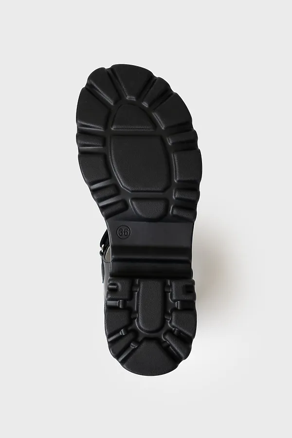 Туфли открытые для девочек PLAYTODAY, черный - фото 2