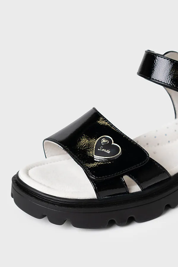 Туфли открытые для девочек PLAYTODAY, черный - фото 2