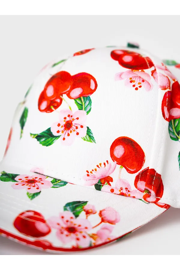 Кепка текстильная для девочек PLAYTODAY, разноцветный - фото 2