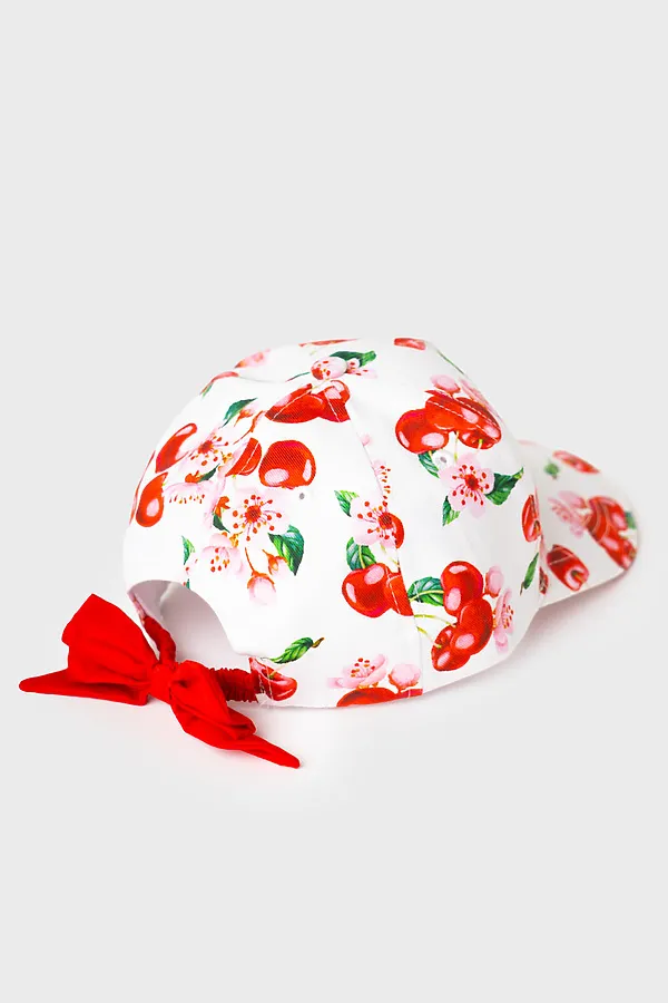 Кепка текстильная для девочек PLAYTODAY, разноцветный - фото 2