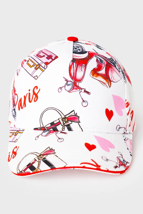 Кепка текстильная для девочек PLAYTODAY, разноцветный - фото 2