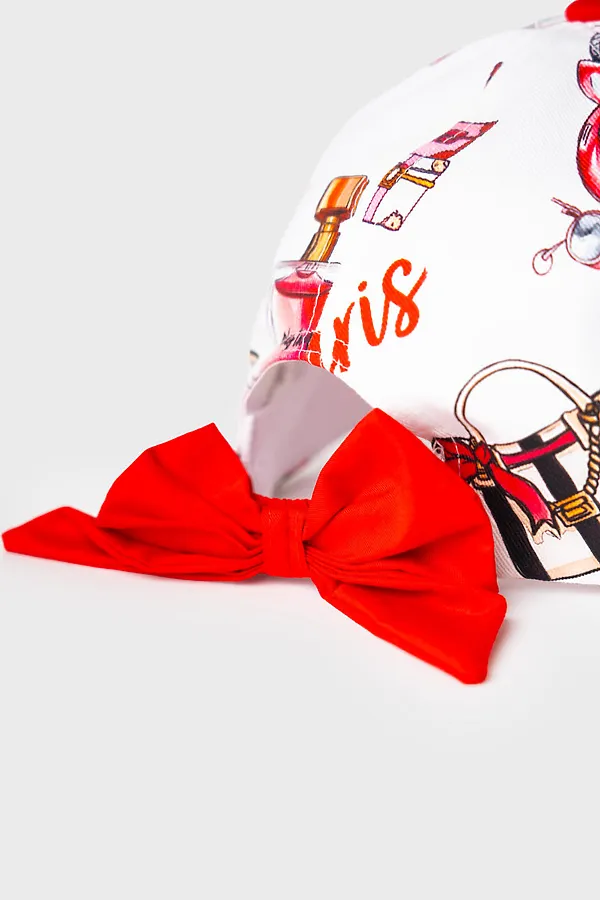 Кепка текстильная для девочек PLAYTODAY, разноцветный - фото 2