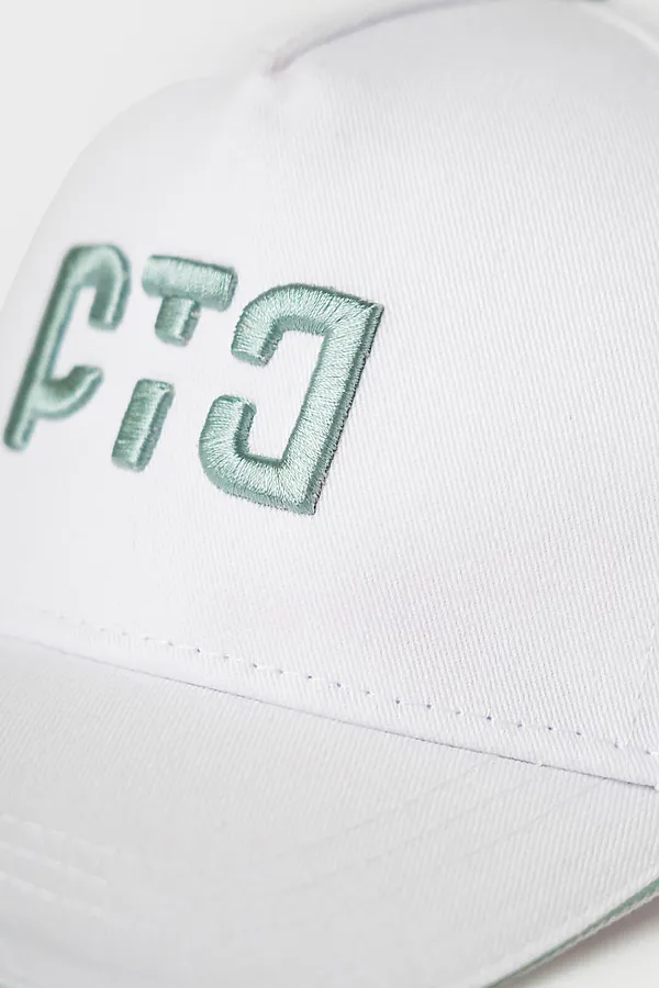 Кепка текстильная для девочек PLAYTODAY, белый - фото 2