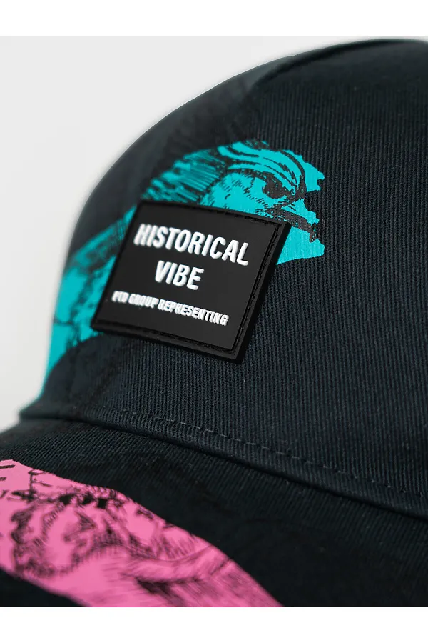 Кепка текстильная для девочек PLAYTODAY, темно-серый - фото 2