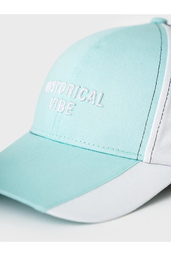 Кепка текстильная для девочек PLAYTODAY, белый,черный,голубой - фото 2