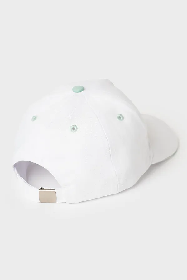 Кепка текстильная для девочек PLAYTODAY, белый - фото 2