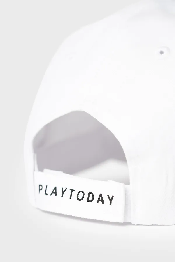 Кепка текстильная для девочек PLAYTODAY, белый - фото 2