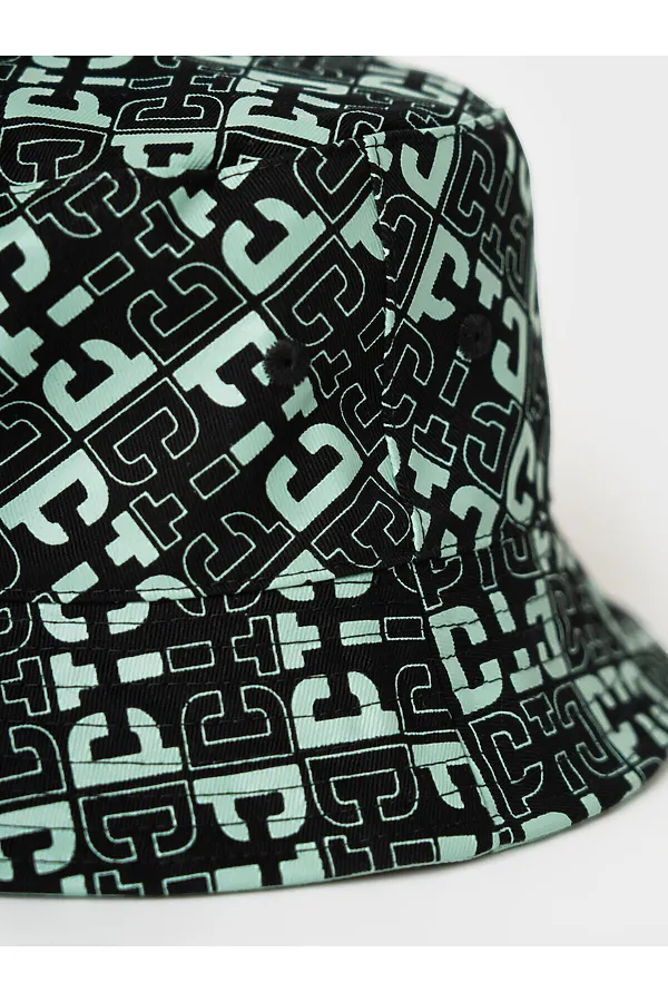 Панама текстильная для мальчиков PLAYTODAY, светло-зеленый,черный - фото 2