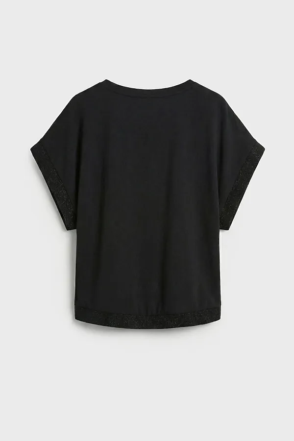 Джемпер трикотажный для женщин PLAYTODAY, черный - фото 2