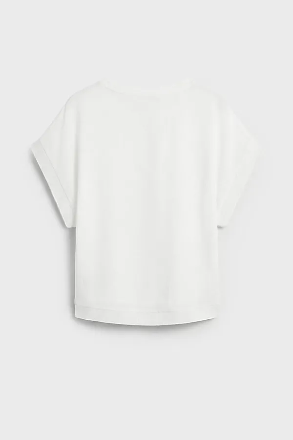 Джемпер трикотажный для женщин PLAYTODAY, белый - фото 2