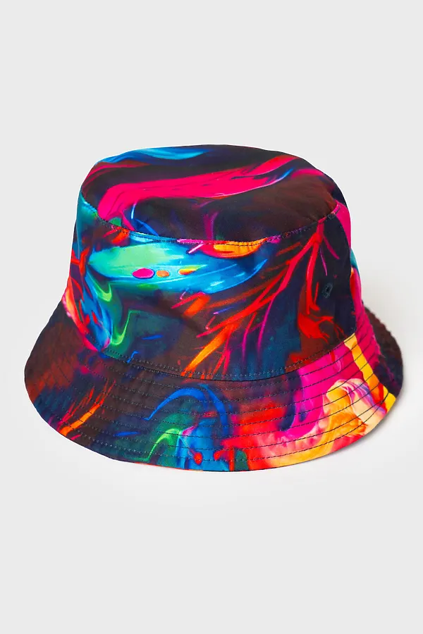 Панама текстильная для девочек PLAYTODAY, разноцветный - фото 2