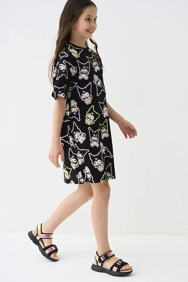 Туфли открытые для девочек PLAYTODAY, черный - фото 2