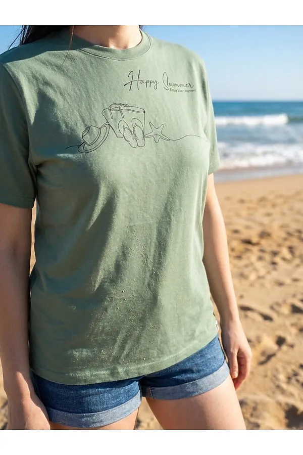 Футболка F5, зеленый - фото 2