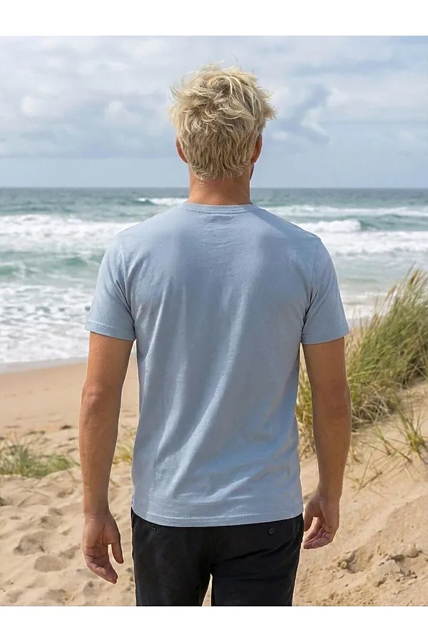 Футболка F5, пастельно-голубой - фото 2