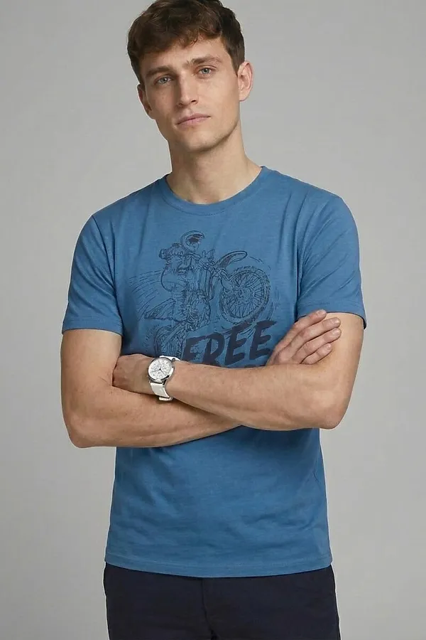 Футболка F5, индиго - фото 2