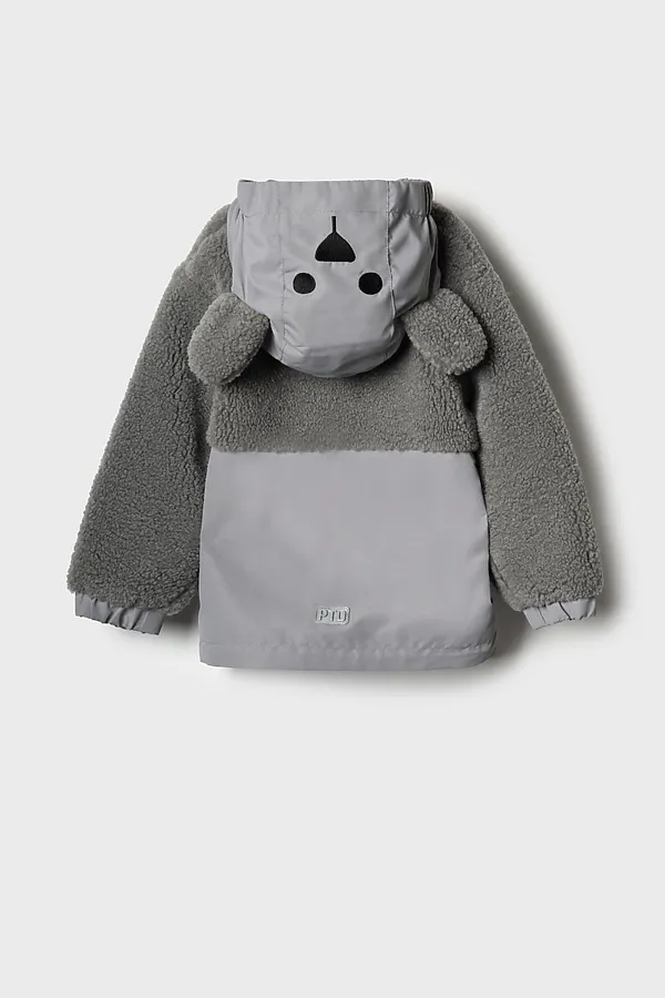 Куртка детская для мальчиков (ветровка) PLAYTODAY, серый - фото 2