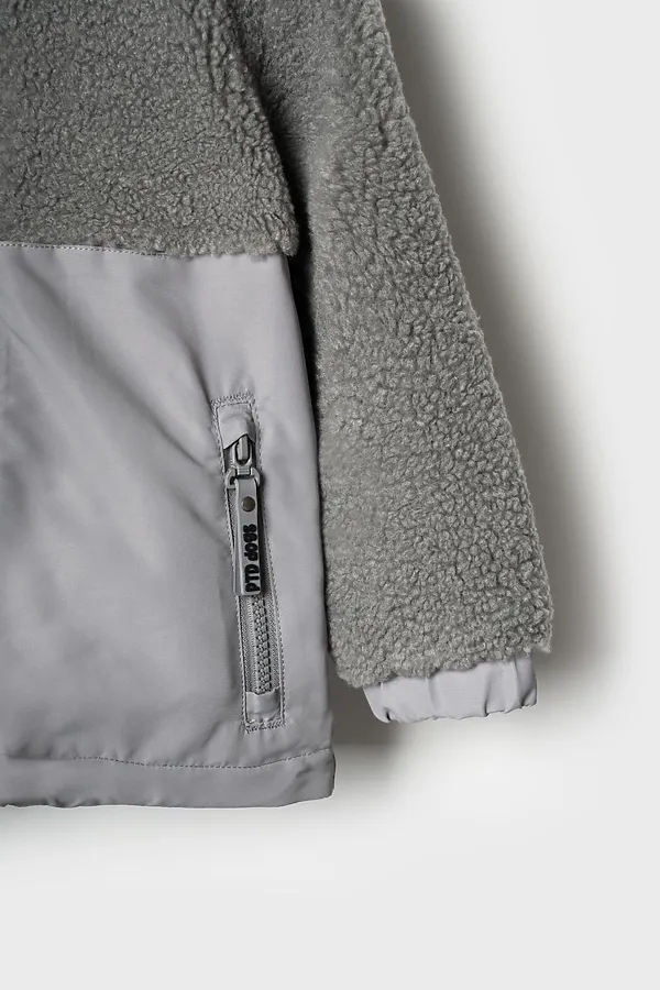 Куртка детская для мальчиков (ветровка) PLAYTODAY, серый - фото 2