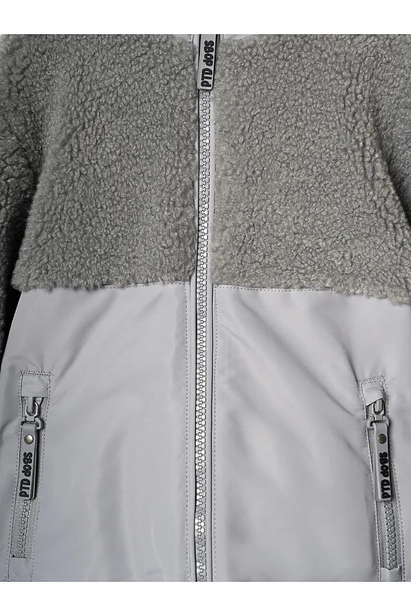 Куртка детская для мальчиков (ветровка) PLAYTODAY, серый - фото 2