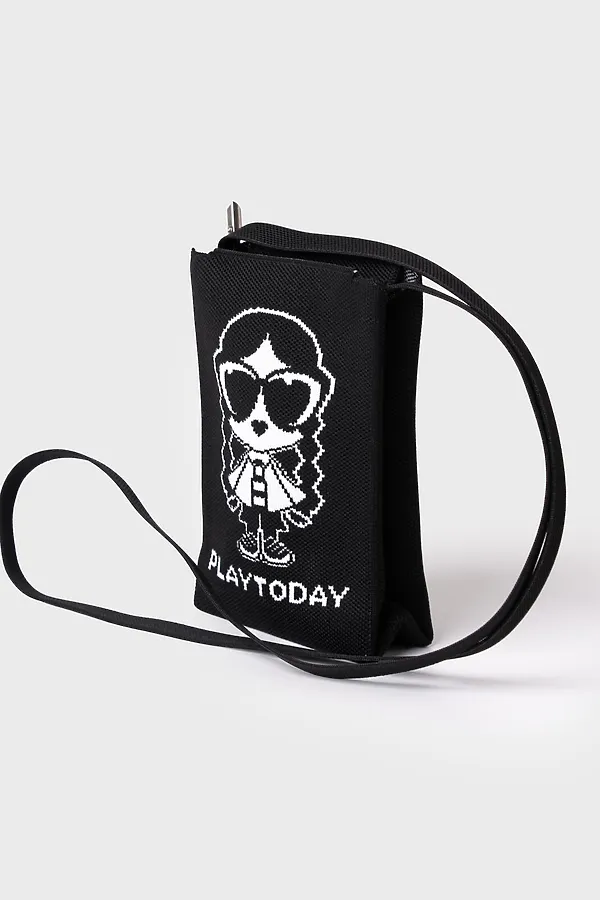 Сумка для девочек PLAYTODAY, черный - фото 2