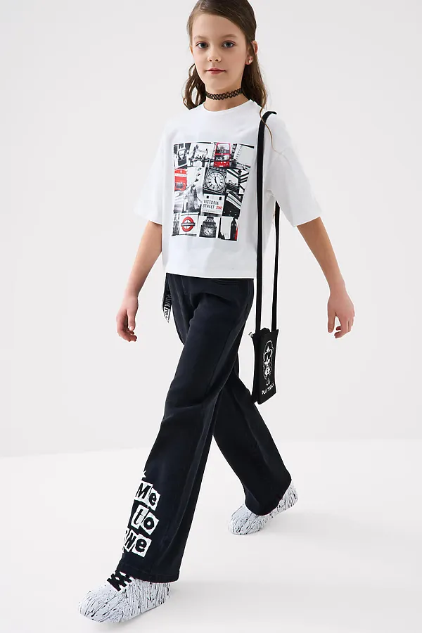 Сумка для девочек PLAYTODAY, черный - фото 2