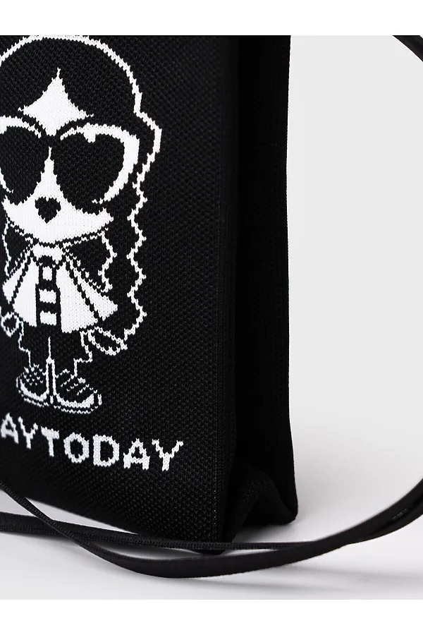 Сумка для девочек PLAYTODAY, черный - фото 2