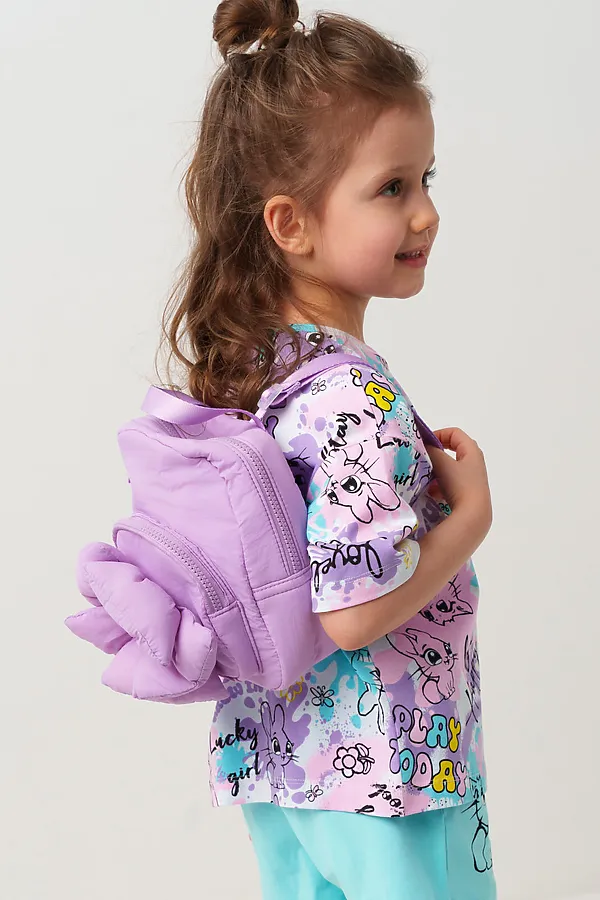 Рюкзак для девочек PLAYTODAY, сиреневый - фото 2