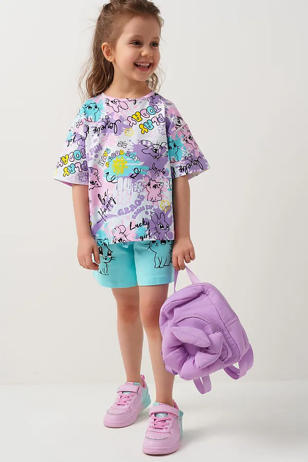 Рюкзак для девочек PLAYTODAY, сиреневый - фото 2