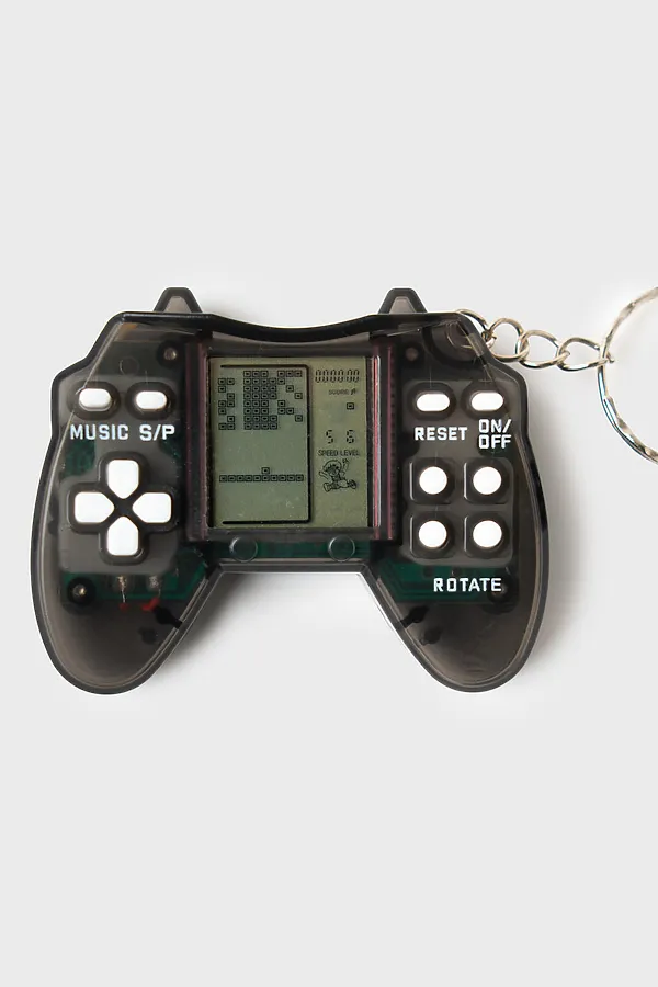 Брелок с электронной игрой для мальчиков PLAYTODAY, черный,синий - фото 2