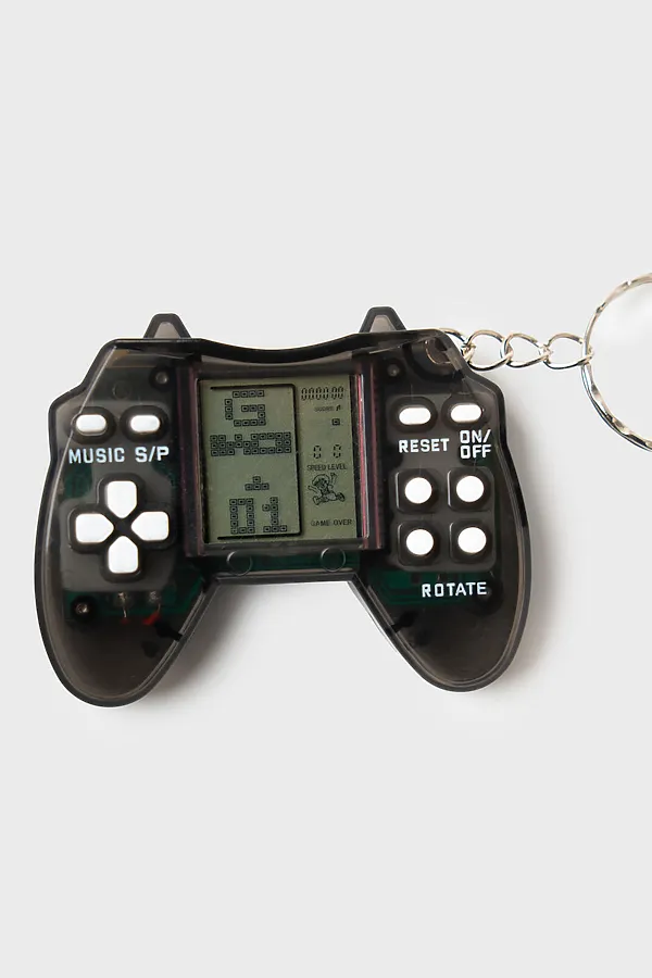 Брелок с электронной игрой для мальчиков PLAYTODAY, черный,синий - фото 2