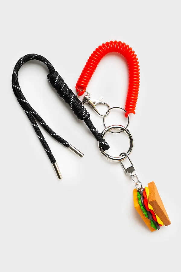 Брелок для мальчиков PLAYTODAY, черный,коричневый,красный - фото 2