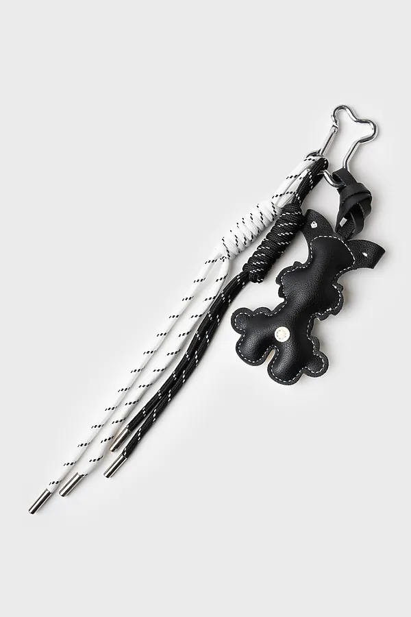 Брелок для девочек PLAYTODAY, черный,белый - фото 2