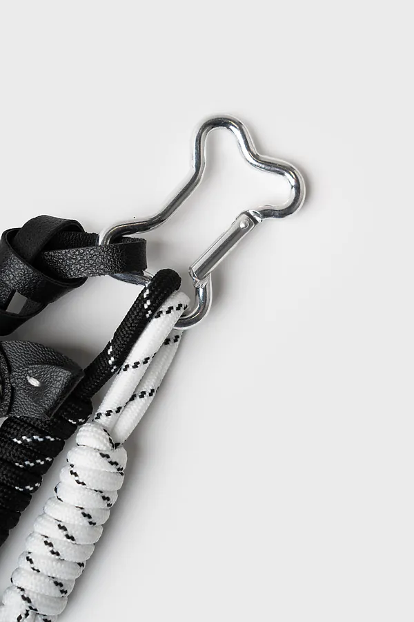 Брелок для девочек PLAYTODAY, черный,белый - фото 2