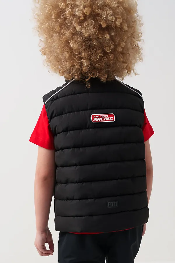 Жилет текстильный с полиуретановым покрытием для мальчиков PLAYTODAY, белый,черный,красный - фото 2