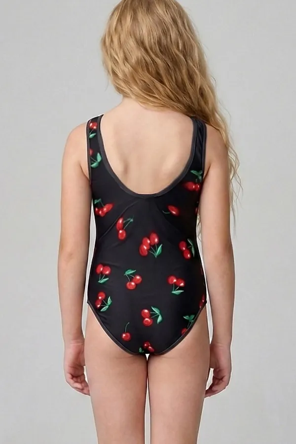 Купальник трикотажный для девочек PLAYTODAY, разноцветный - фото 2